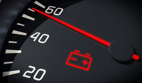 A luz da bateria permanece acesa mesmo com carro ligado