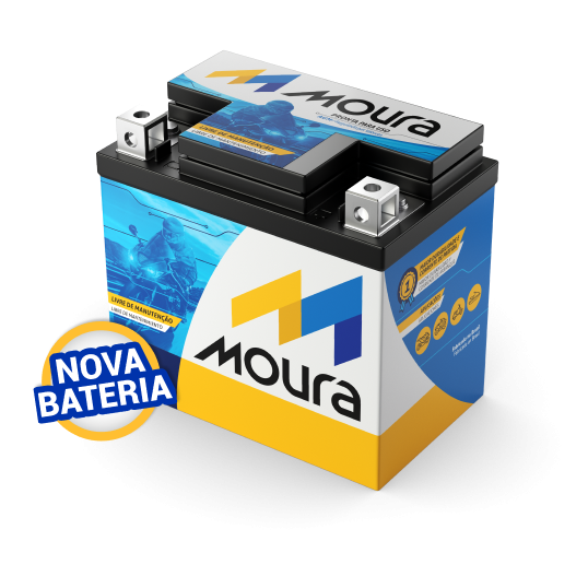 Bateria Moura Moto 5ah selada