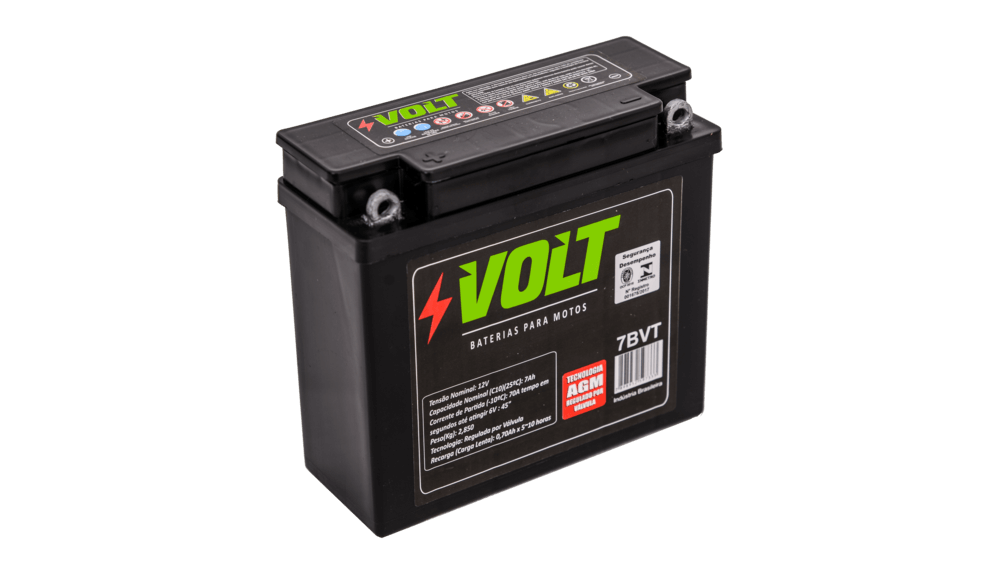 BATERIA VOLT 7Ah- MODELO 7BVT - GARANTIA 06 MESES